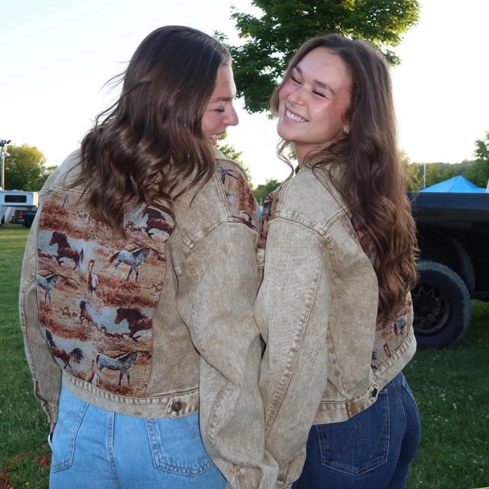 Veste Western à motif cheval