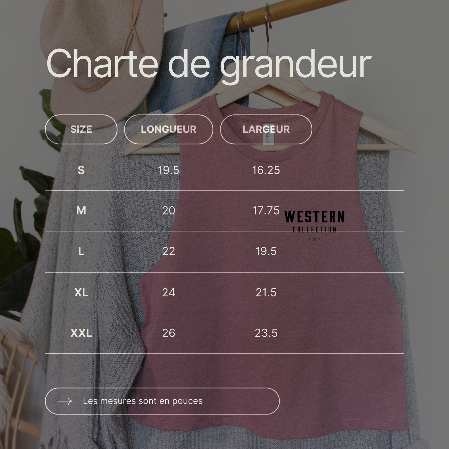 Camisole crop Wild West Wind