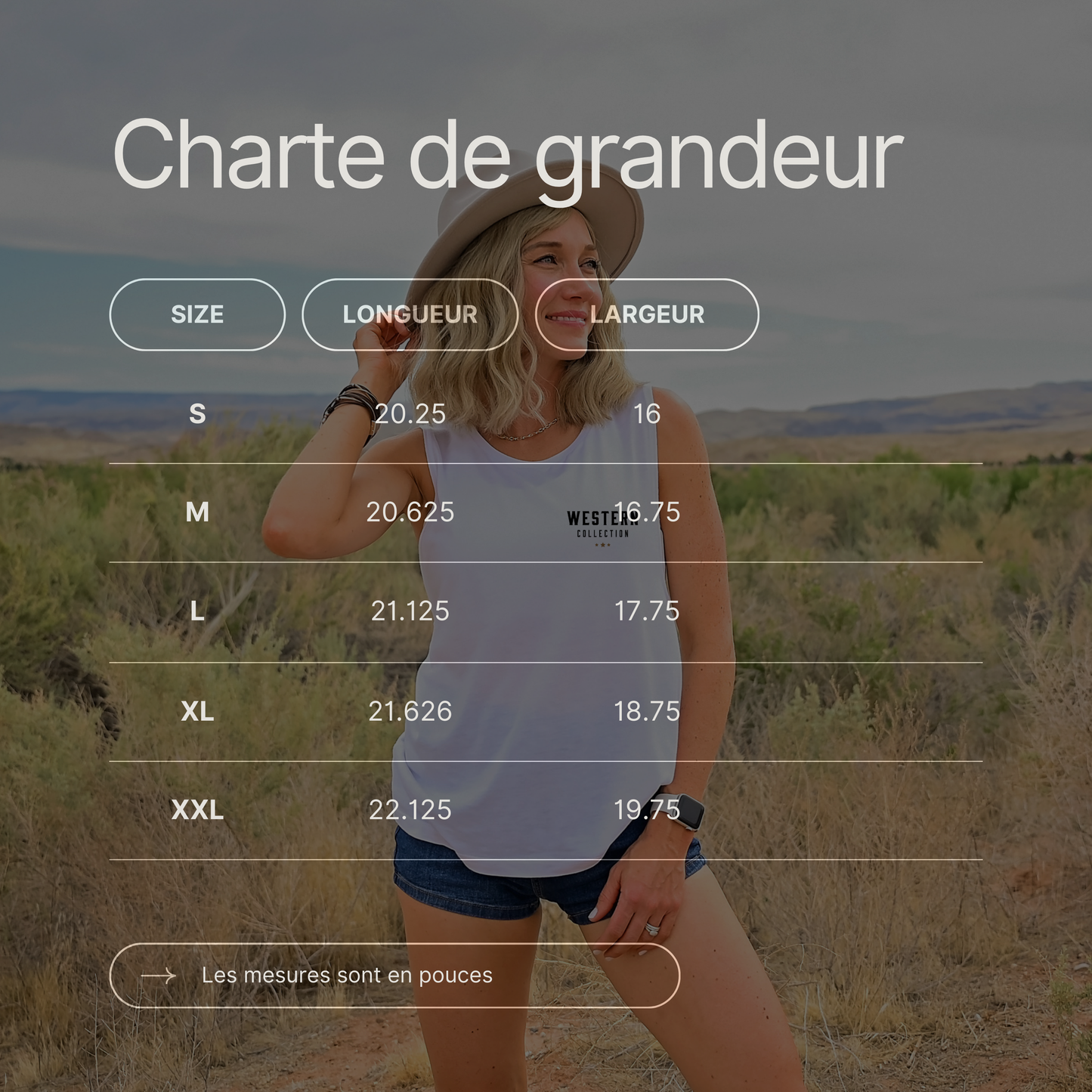 Camisole longue Rancher's Touch
