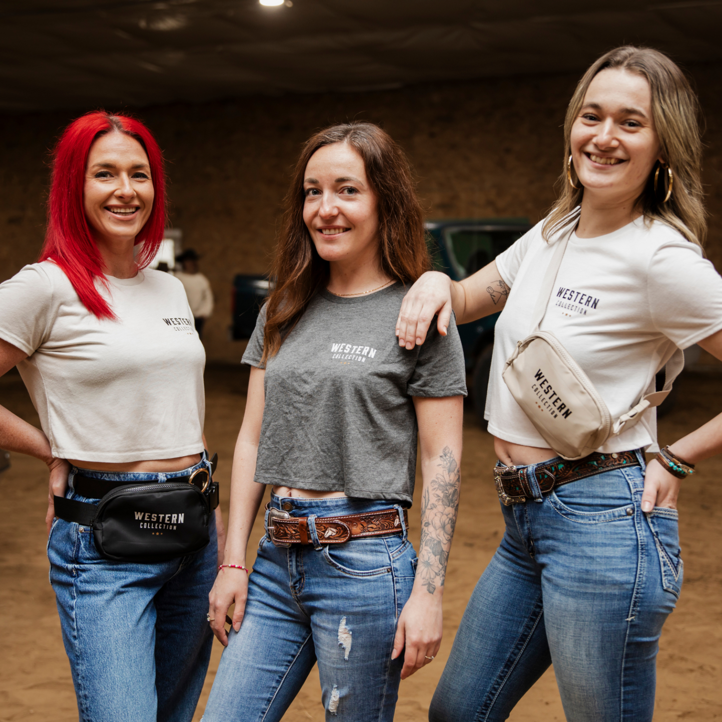 T-shirt crop Cowboy Chic