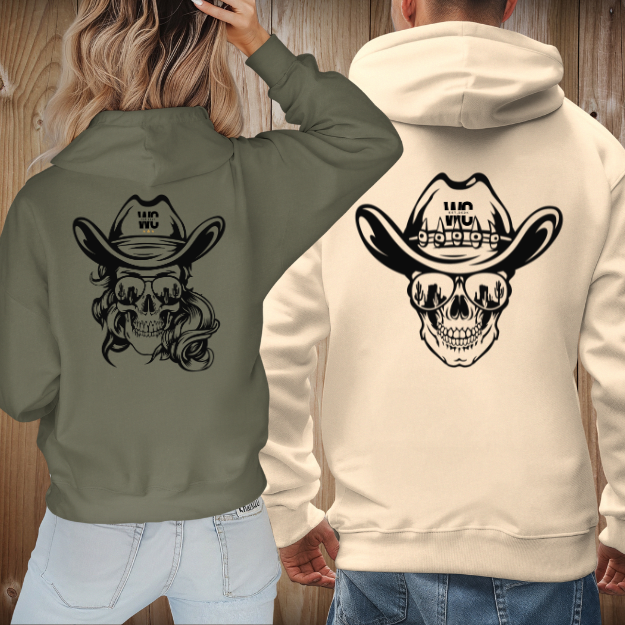 Hoodie Skull western