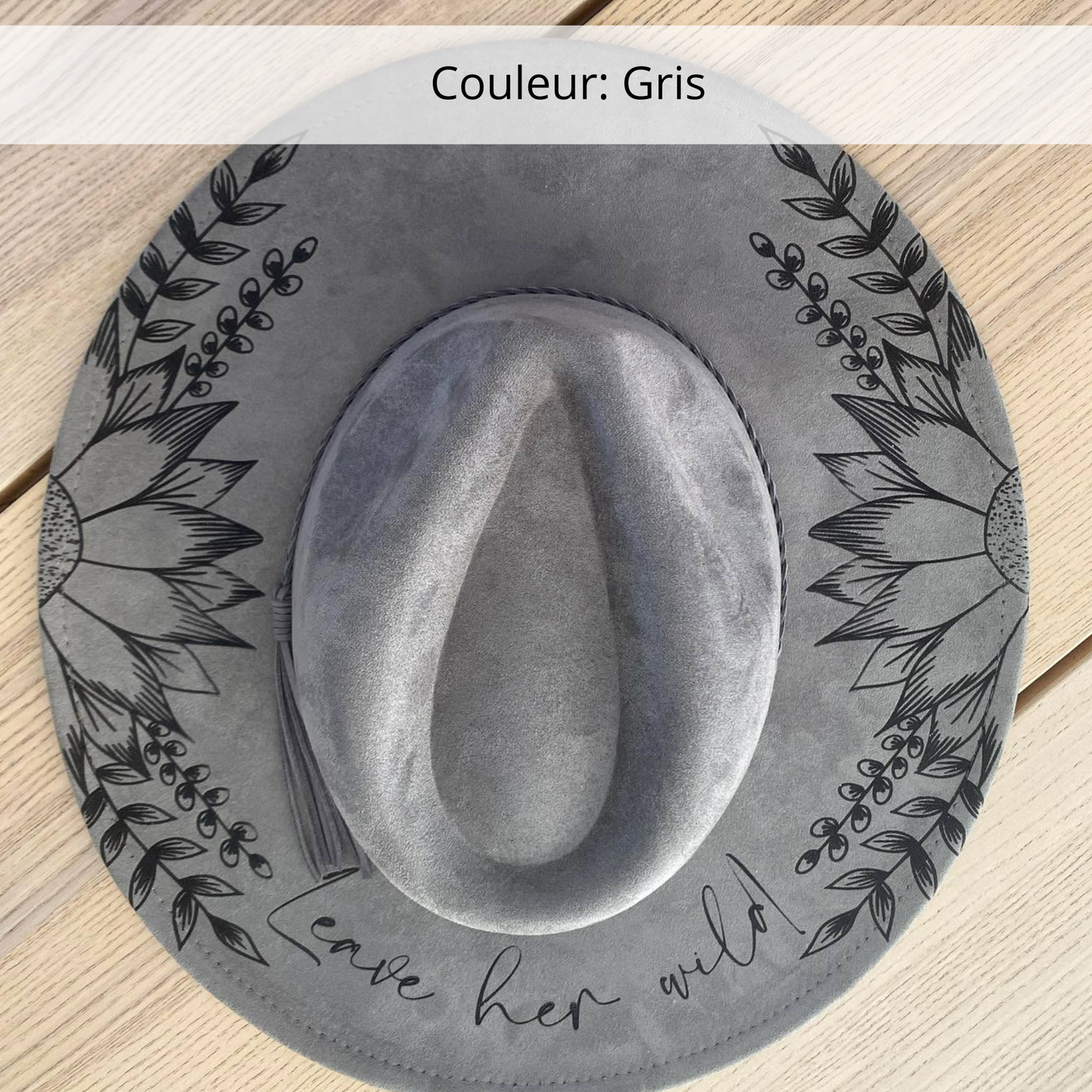 Chapeau sur commande