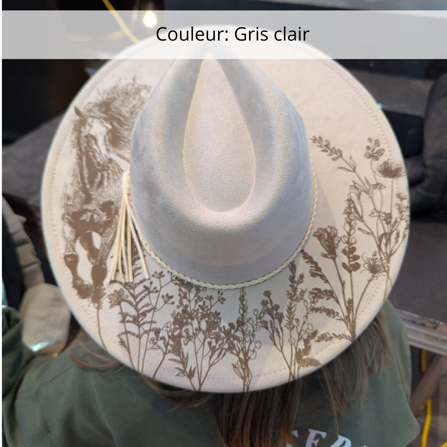 Chapeau sur commande