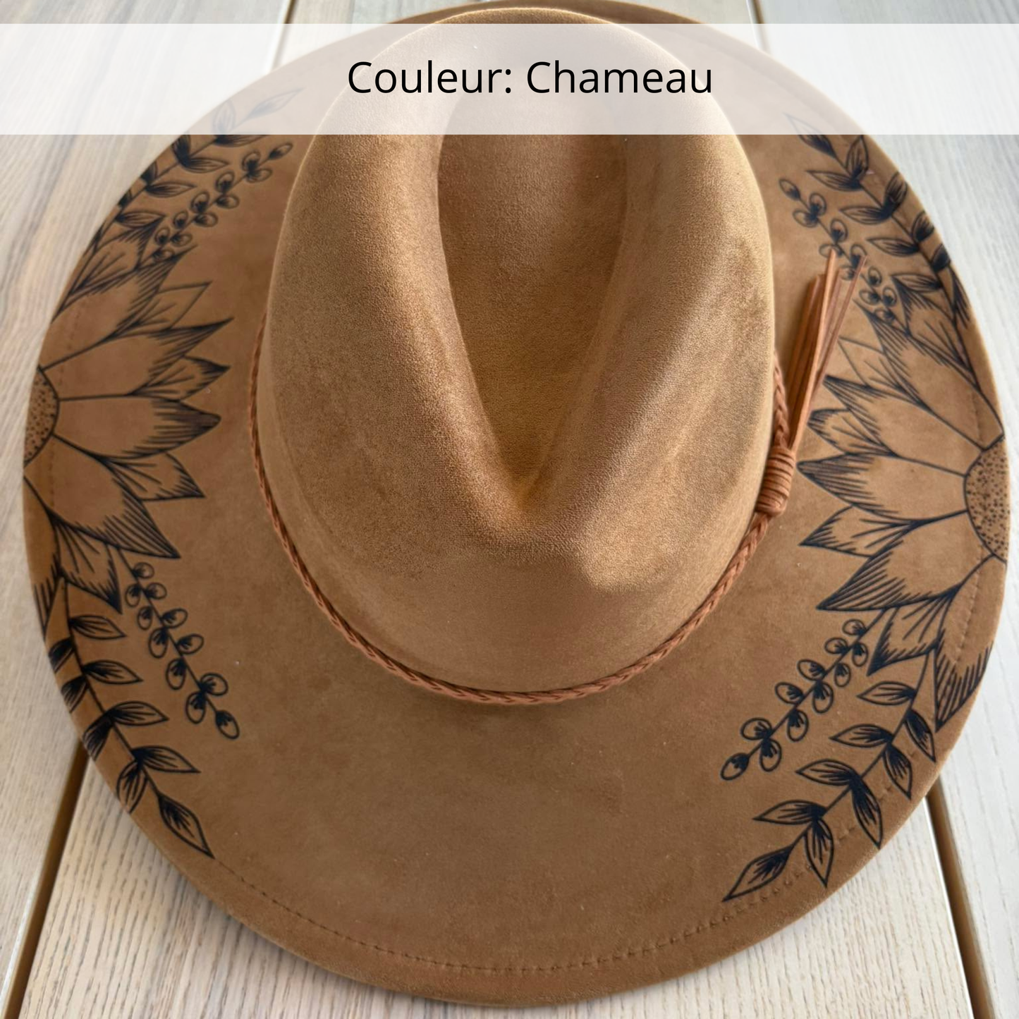 Chapeau sur commande