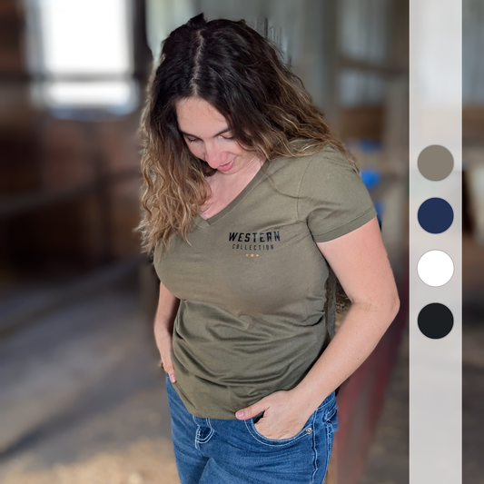 T-shirt femme V-Neck