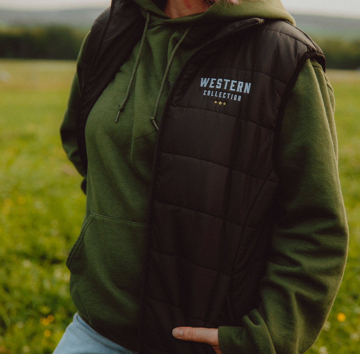 Veste chaude sans manche