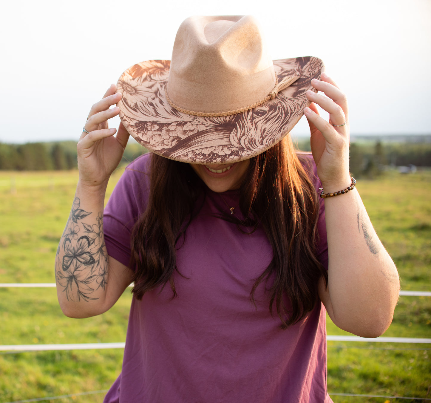 Chapeaux cowboy à motifs
