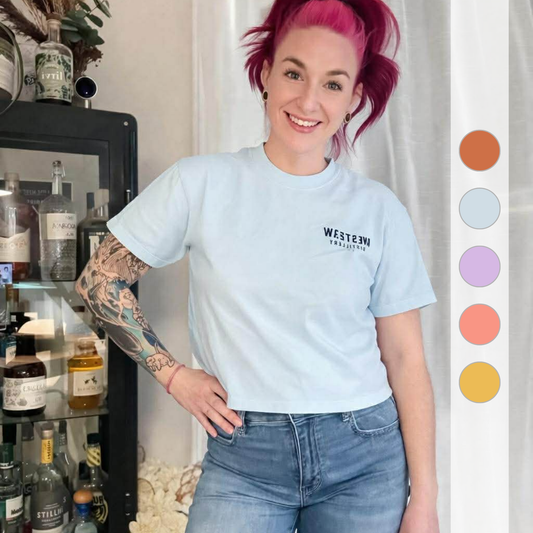 T-shirt crop Cowgirl