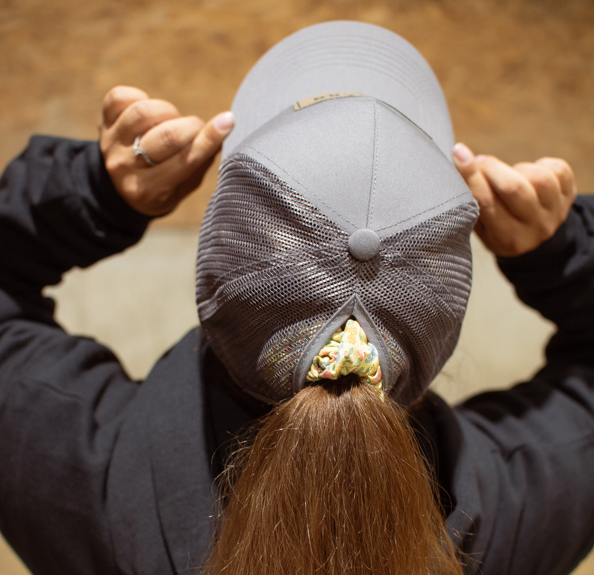 Casquette à couette