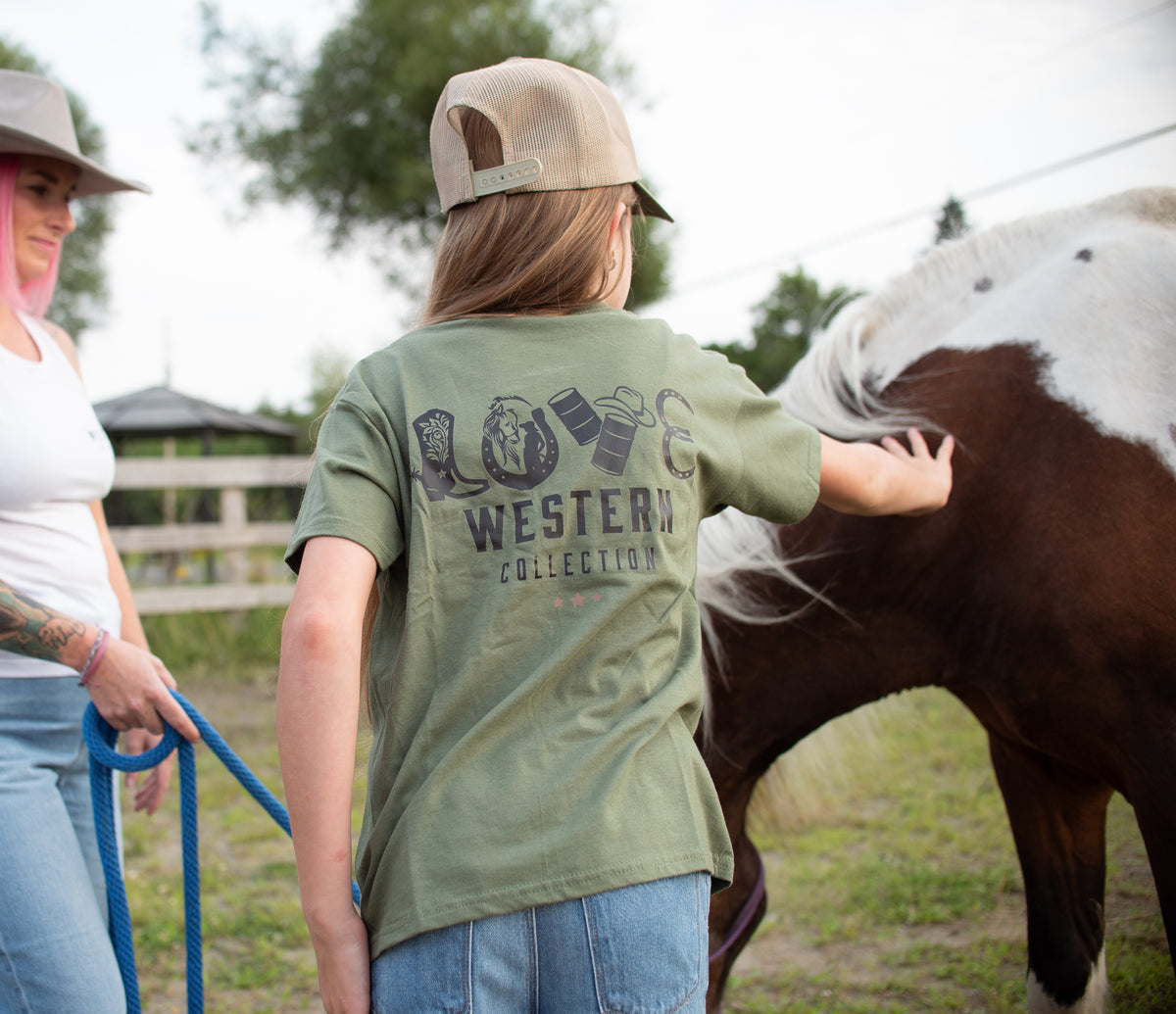 Enfant – T-shirt – Modèle Love in the Dust