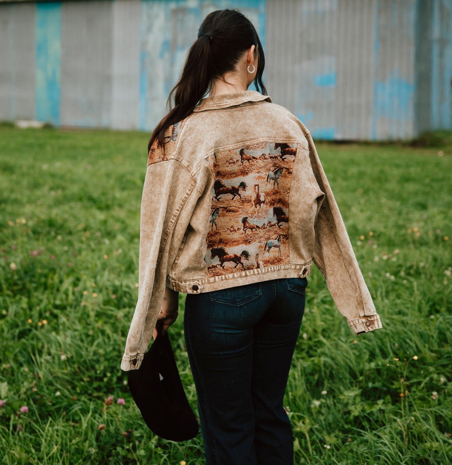 Veste Western à motif cheval