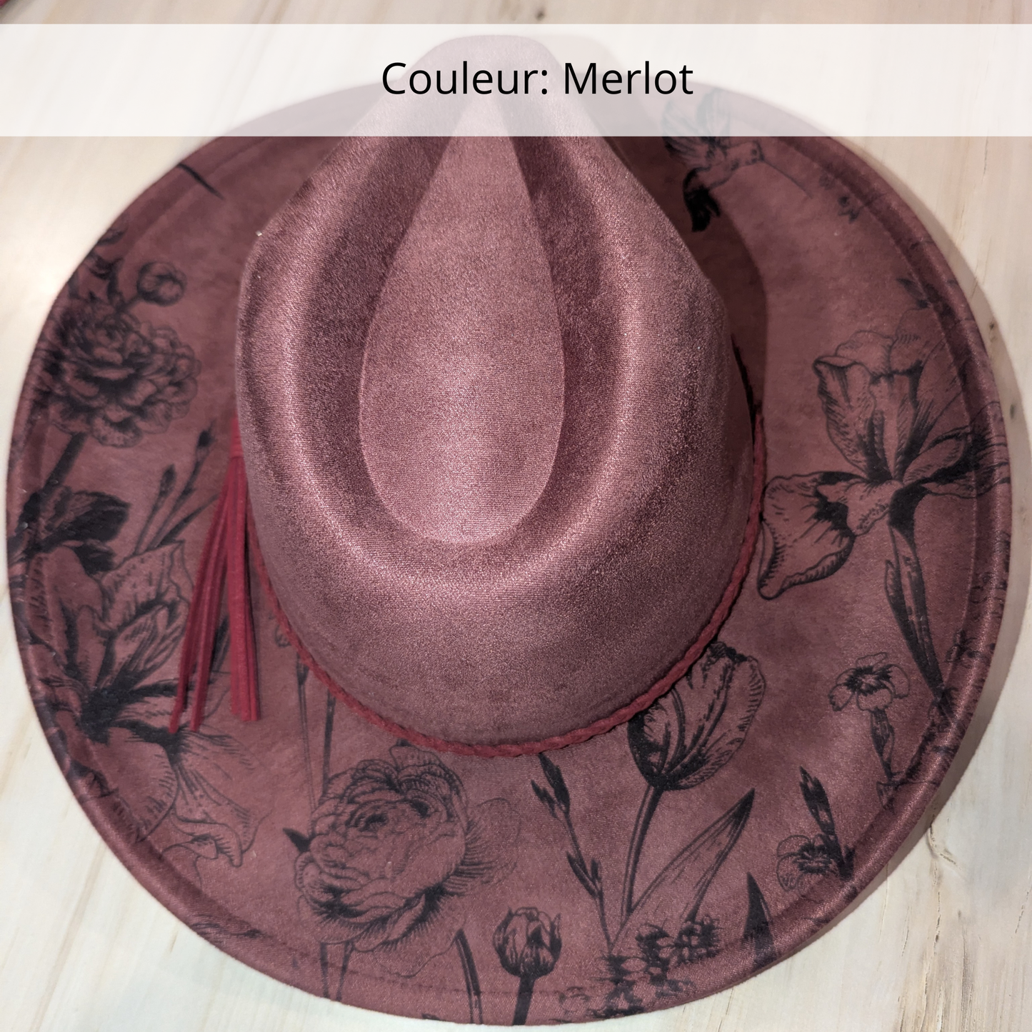 Chapeau sur commande
