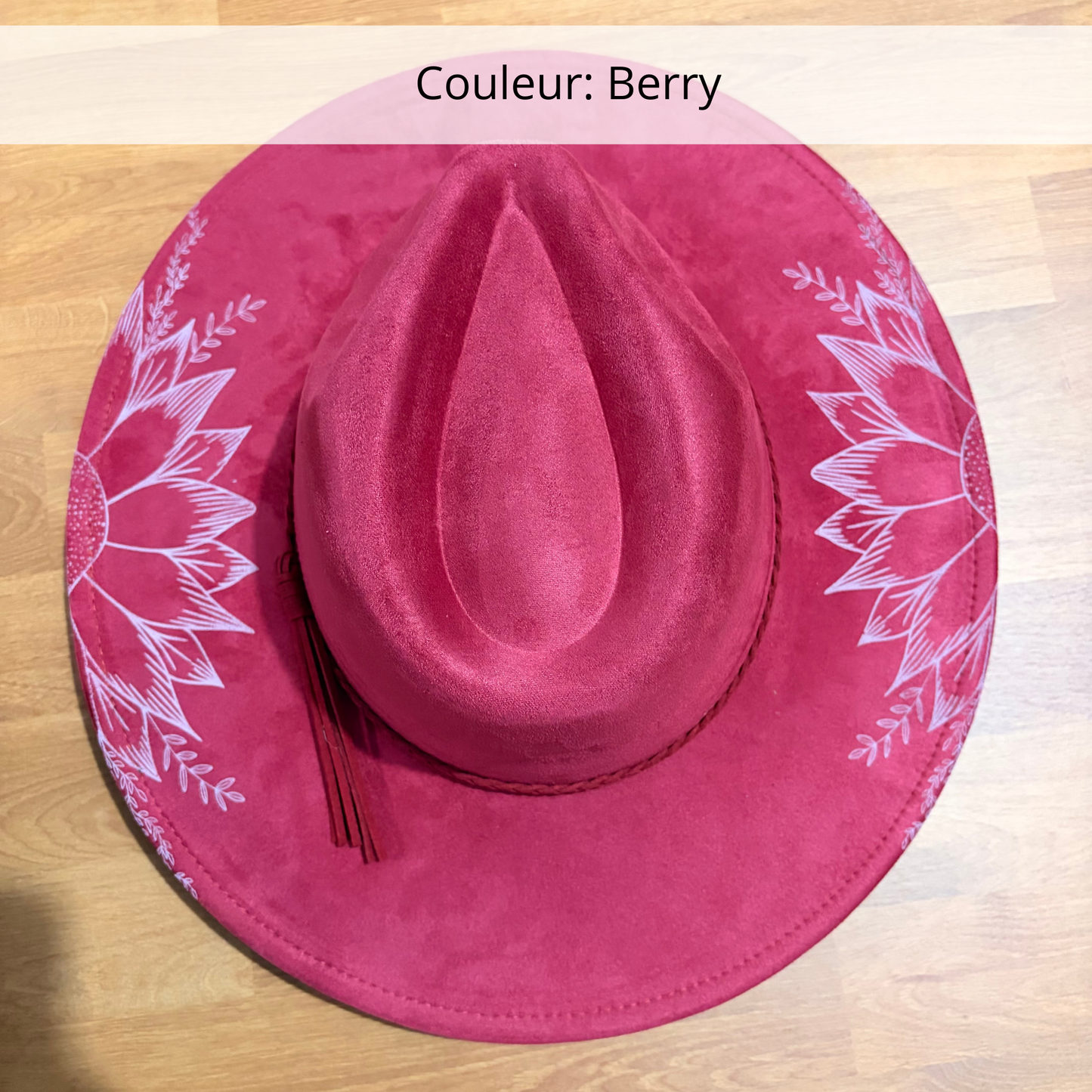 Chapeau sur commande