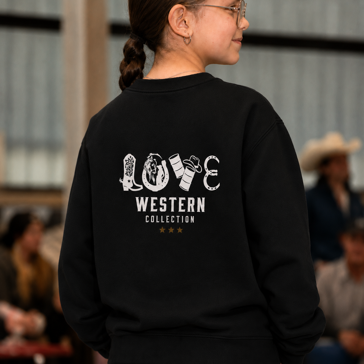 Enfant – Crewneck – Modèle Love in the dust