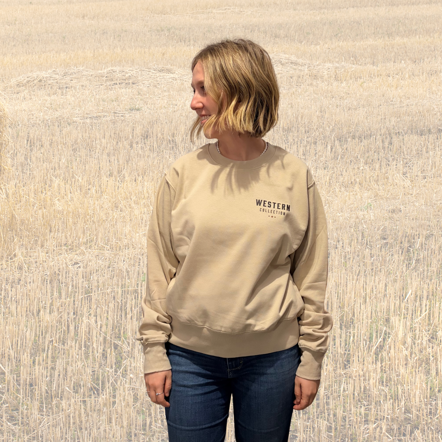 Crewneck Crop