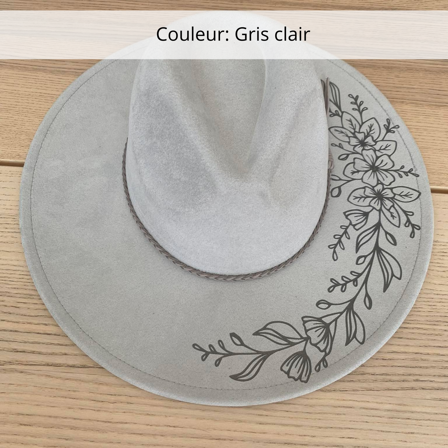 Chapeau sur commande