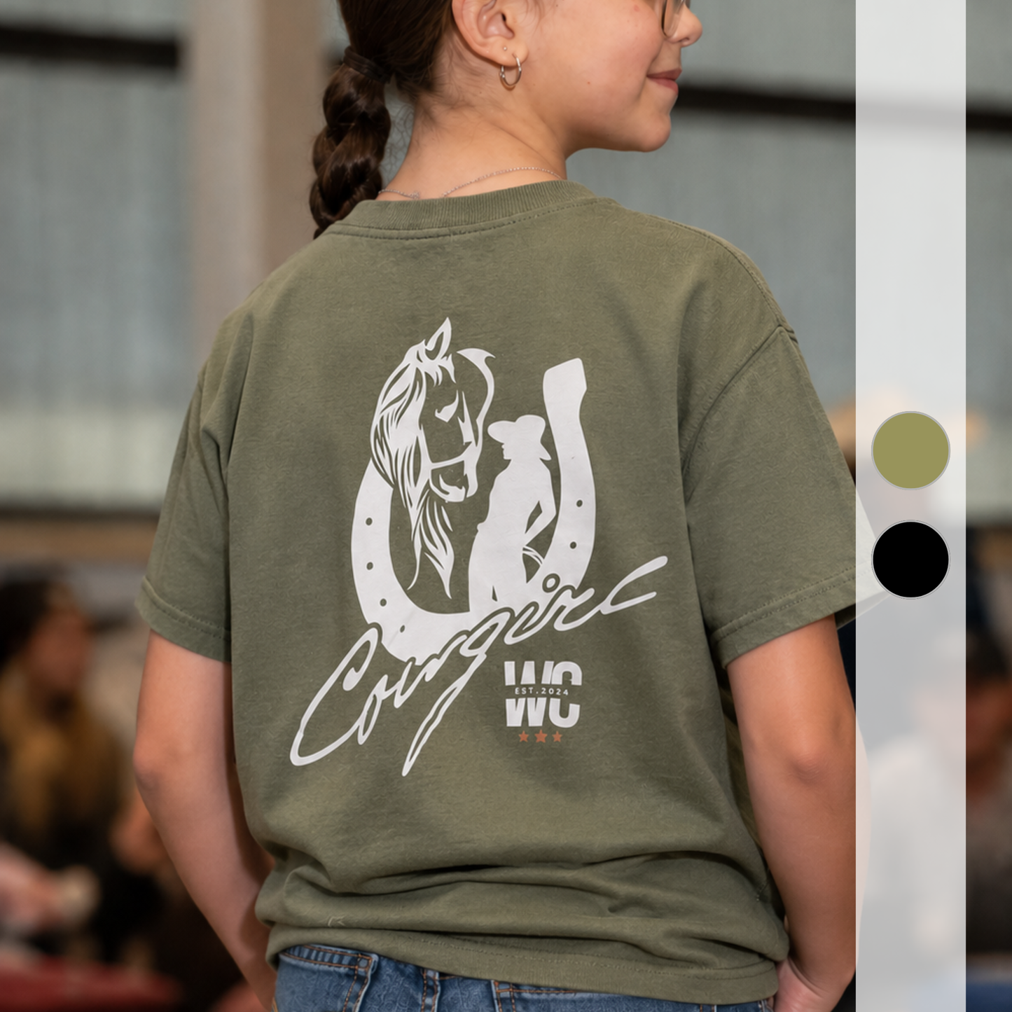 Enfant – T-shirt – Modèle Cowgirl