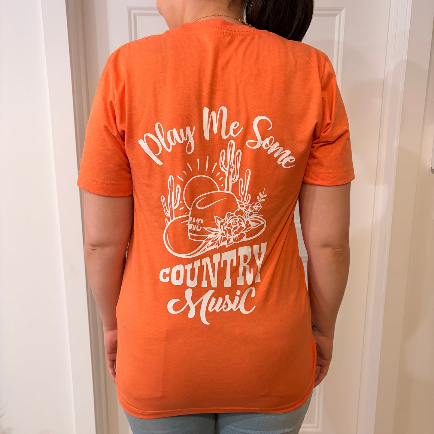 T-shirt Play Me Country – Exemplaire unique