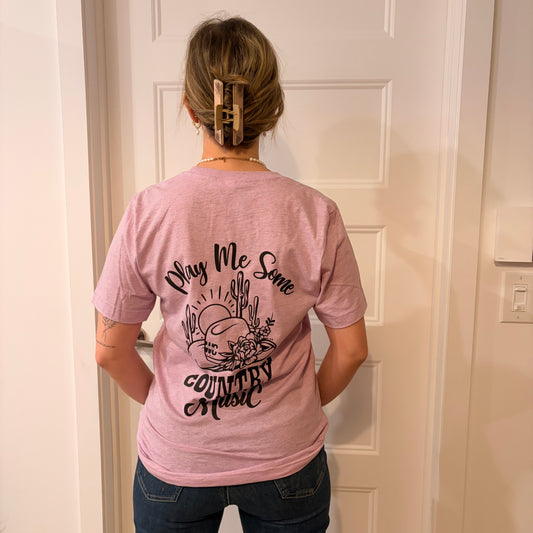 T-shirt Play Me Country – Exemplaire unique