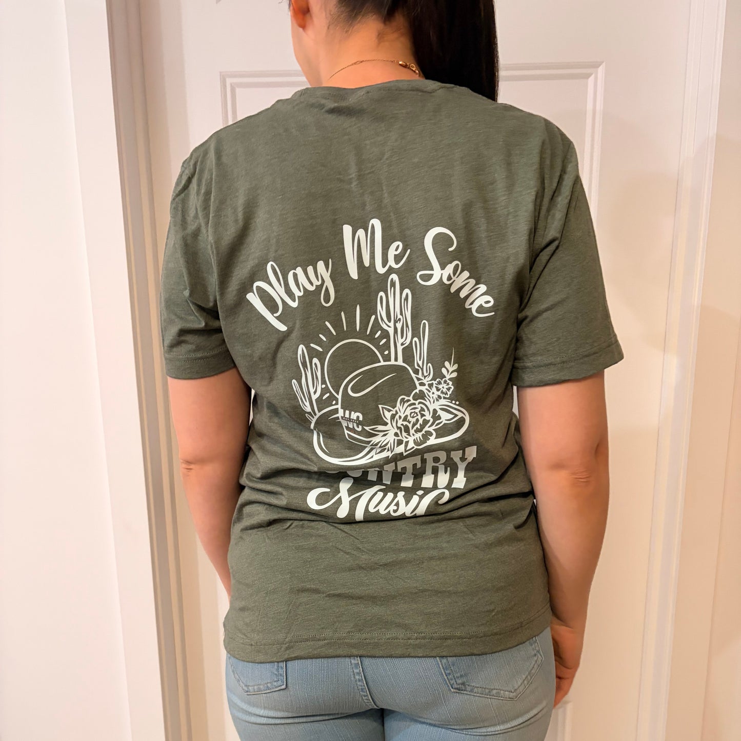 T-shirt Play Me Country – Exemplaire unique