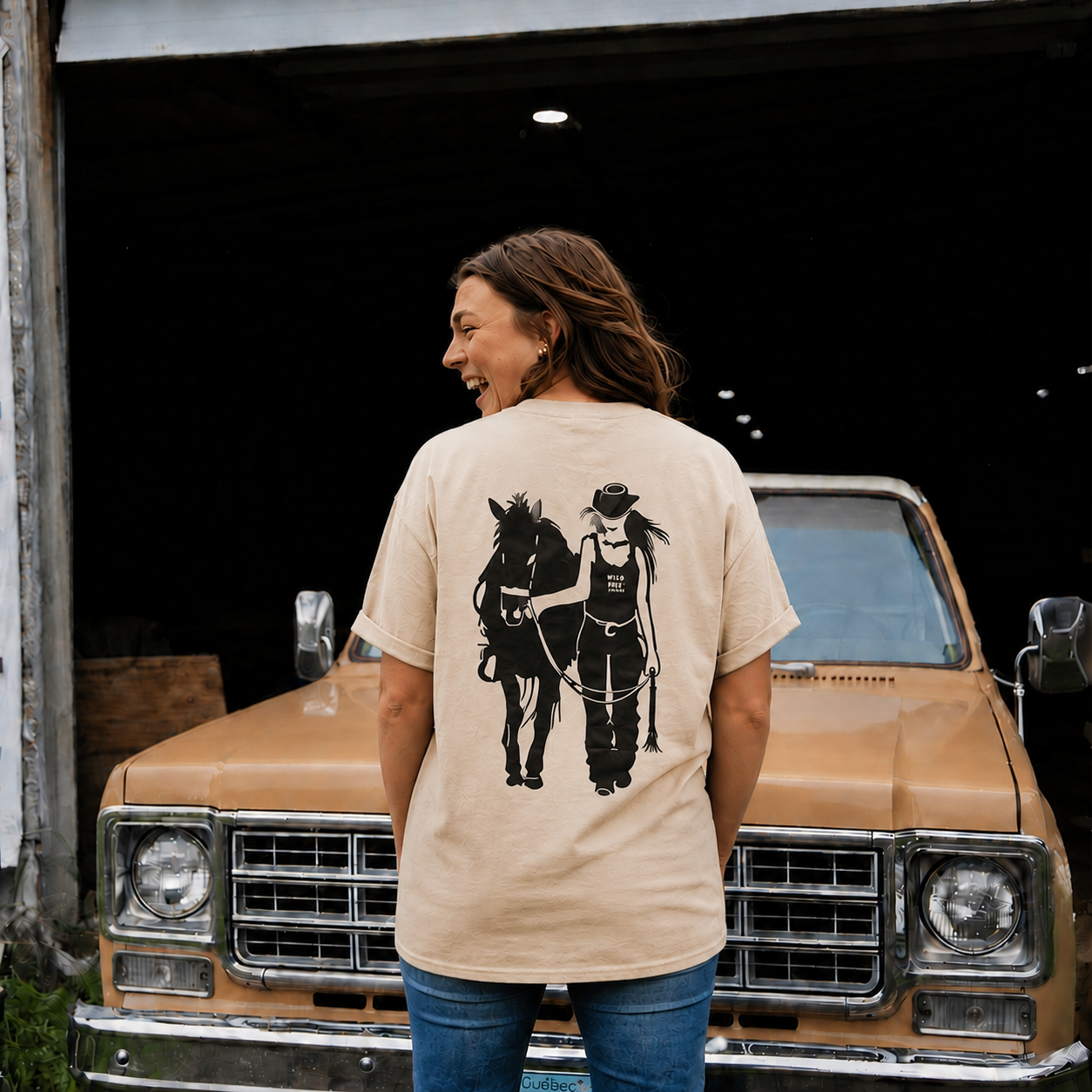 Cowgirl Ride and Free - T-Shirt