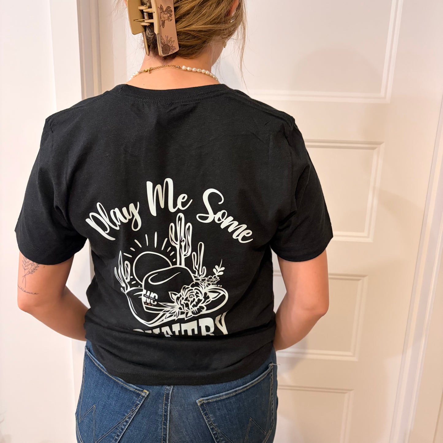 T-shirt Play Me Country – Exemplaire unique